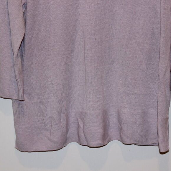 J. Jill Lilac Linen Blend  3/4 sleeve Sweater  Women's Size XL - Picture 4 of 12